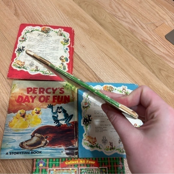 Vintage Children’s Book Bundle Percy’s Day of Fun Bunny Button Prayers - Picture 4 of 4